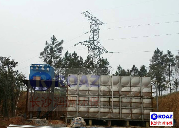 一體化凈水設(shè)備在水泥廠投入使用！